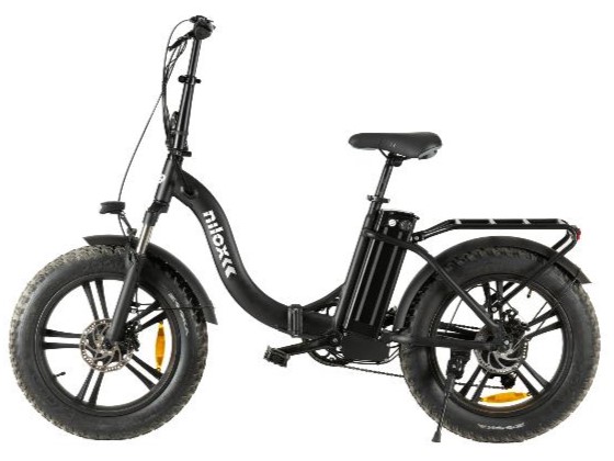 Bicicleta eléctrica Nilox X9 PLUS 20X4P negro